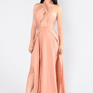 Curve Appeal Dress-Rust